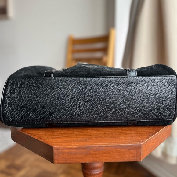 Vintage Brighton Suede Black Cinclaire Shoulder Bag - Picture 4 of 16